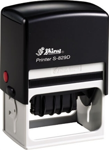 Shiny Self Inking Date Stamp S-829D