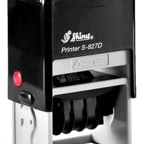 Shiny Self Inking Date Stamp S-827D